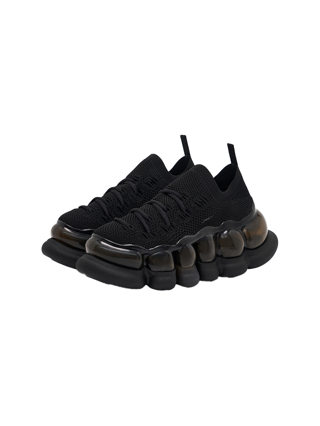Breathable Mesh Slip-On Platform Sneakers-Black - PSYLOS 1, Breathable Mesh Slip-On Platform Sneakers-Black, Mary Jane shoes, MIKIOSAKABE, PSYLOS 1